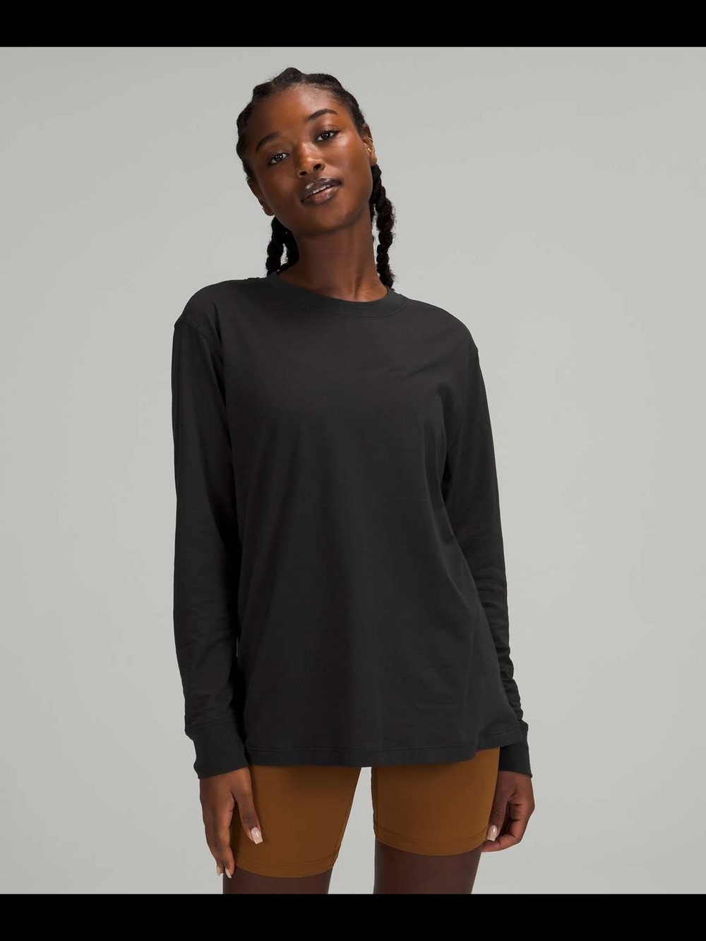 lululemon athletica Black Long Sleeve Crew Top Size 14